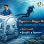 Hyperbaric Oxygen Therapy (HBOT) treats decompression sickness
