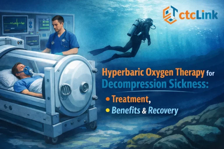 Hyperbaric Oxygen Therapy (HBOT) treats decompression sickness
