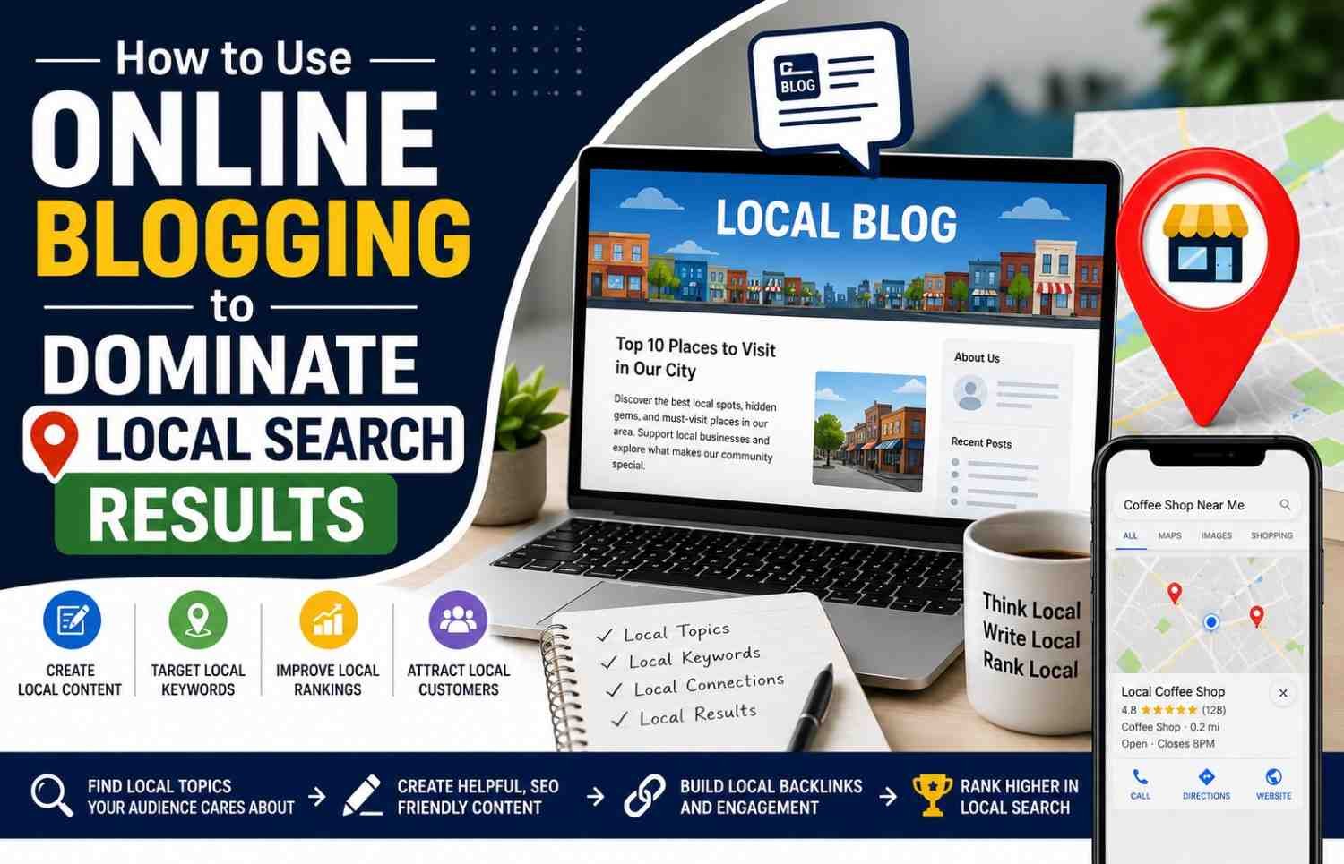 How to Use Online Blogging to Dominate Local Search Results